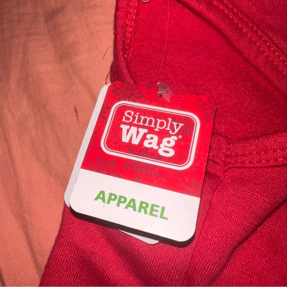 Simply Wag" OK BUT first presents Fleece lined Puppy/Dog Hoodie Sweatshirt - Picture 8 of 8